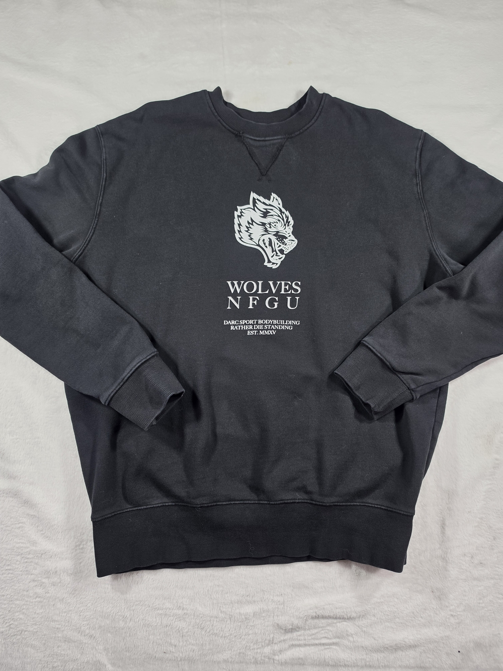 DARC Sport Wolves NFGU Mens XL Limited 242/1000 Hoodie Black Streetwear